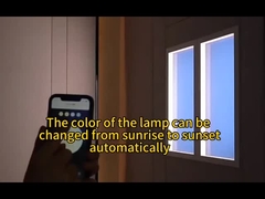Led Sahte Pencere Paneli Işık Yapay Güneş Işığı Sirkadiyen Ritim Renk Sıcaklığı Değiştirme