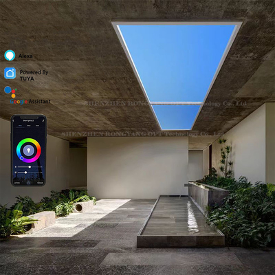 satın al Multiscene 12.6'' Yapay LED Işıklık Gömme 600x300 Tuya Çevrimiçi üretim