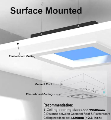 satın al Çeşitli Uygulamalar için 75W Düz Panel Gece Işığı CCT 2100K-7500K Çevrimiçi üretim