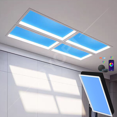satın al 200w LED Tavan Paneli Açık Mavi Bulut Yapay Sunshine Skylight Çevrimiçi üretim