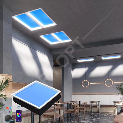 satın al Çok Amaçlı 60x60cm Gökyüzü Etkisi LED Panel, Titreşimsiz Yapay Güneş Işığı Çevrimiçi üretim