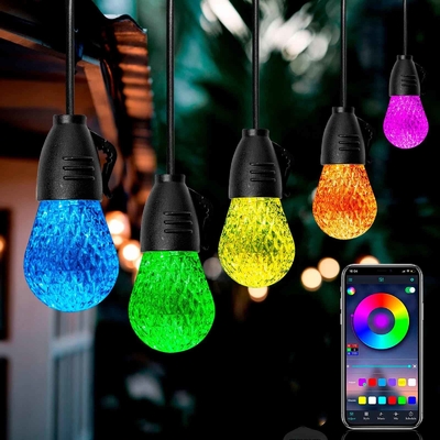 satın al Kararlı DC12V RGB Dış Mekan Dize Işıkları APP Kontrolü Çok Amaçlı Çevrimiçi üretim