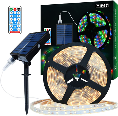 satın al 2835 Kısılabilir Güneş LED Bant Işıkları, Çok Sahneli Güneş Enerjili LED Şerit Işıkları Çevrimiçi üretim