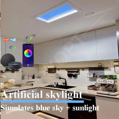 satın al Circadian Rhythm Sahte Işıklık 600x600 Yapay Gün Işığı Bulutlar Gün Doğumu Gün Batımı Çevrimiçi üretim