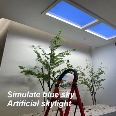 satın al 8000 Lumen Parlaklık CRI RA 95 Restoran Aydınlatması için Sahte Pencere Işık Paneli Çevrimiçi üretim