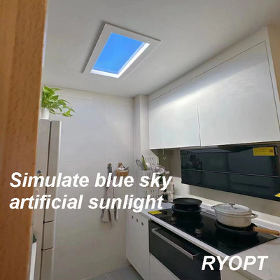 satın al 2*2ft 110V AC Yapay Güneş Işığı Skylight, Çerçevesiz 600x600 LED Panel Light Çevrimiçi üretim