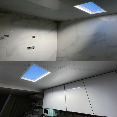 110V 220V 120x60 LED Sahte Işıklık Tavan Paneli Tuya Alexa Control Mimics