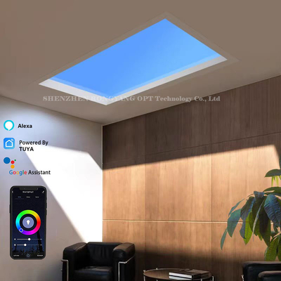 Tuya WiFi BT Control, Modern İç mekanlar için üstün parlaklık ve estetik çekiciliği sunan yenilikçi akıllı LED tavan lambası paneli