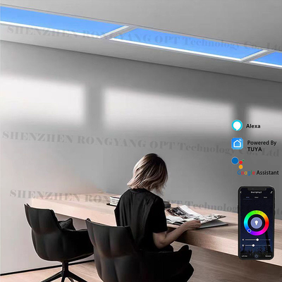 Alüminyum Yapay LED Skylight 300W Güç tüketimi 50 000 Saat Işık Kaynağı Konut Işıklandırması için ömür