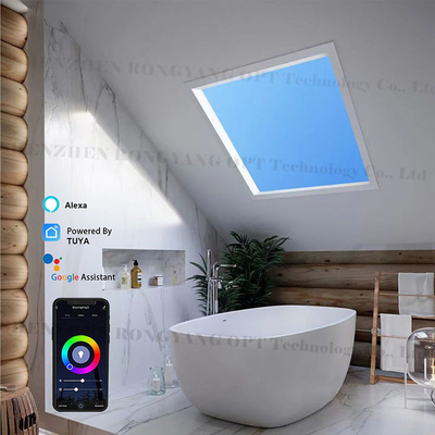 CCT 6500K 1200x300 Yapay LED Işıklık DIY Tuya Alexa Ses Kontrolü