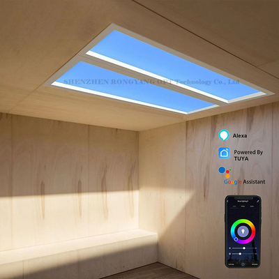 110VAC Sanal Yapay LED Işıklık Paneli Karartma 60x120 CCT 6500K 8000lm