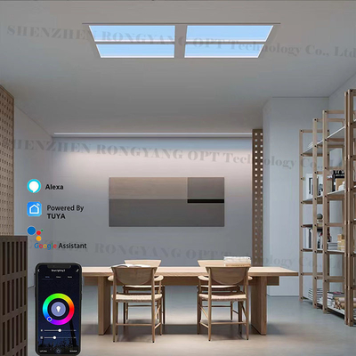 Flicker Yok 200W Yapay LED Işıklığa Monte CCT Renk Değişimi