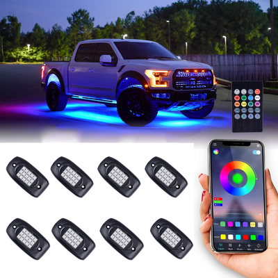 Lityum İyon Pilli 5050 Kamyon Kablosuz RGB Kaya Işıkları