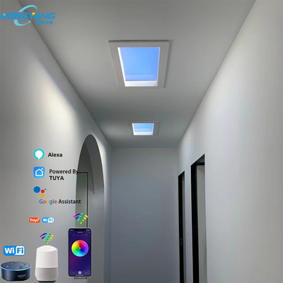 CCT 2700K-6500K Yapay LED Işıklık Tavan 50W 110VDC Dayanıklı