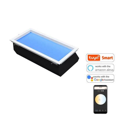 Titreşimsiz Blue Sky LED Tavan Panel Işığı CCT 7800K Pratik