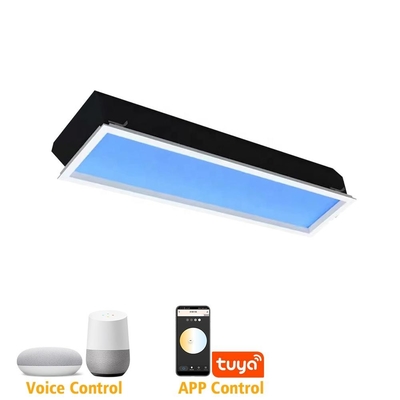 Çok Fonksiyonlu 100W Düz Panel Çatı Pencereleri, 120x30 30 Derece Açılı Büyük Sky Skylights