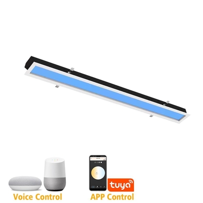 APP ve Uzaktan Kumandalı 40W Yapay Gökyüzü Işığı, AC100-240V, Simüle Edilmiş Gün Doğumu ve Gün Batımı