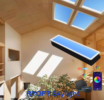 Uzaktan kumanda dahil Yapay LED Skylight LED Panel 95 RA Yüksek CRI Standartı ile