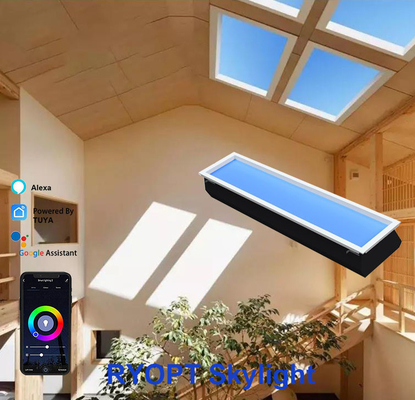 İç Mekan 110V 220V LED Tavan Panel Işık 120X30 Tuya Alexa Control