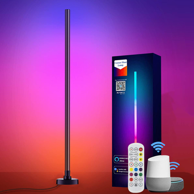 CCT 2500K-6500K RGB Köşe Lambası, Kısılabilir Renk Değişen LED Köşe Lambader