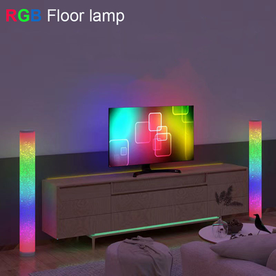 Kısılabilir Ayakta RGB Köşe Lambader Uygulama Kontrolü ‎44.5x14x14CM