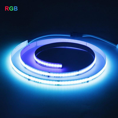 Oda 12V 24V Genişlik 10mm için Pratik 3000K 5000K RGB COB LED Şerit