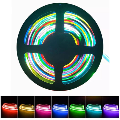 Dış Mekan Esnek RGB COB LED Şerit 12V 24V IP67 CCT Kısılabilir Kesilebilir
