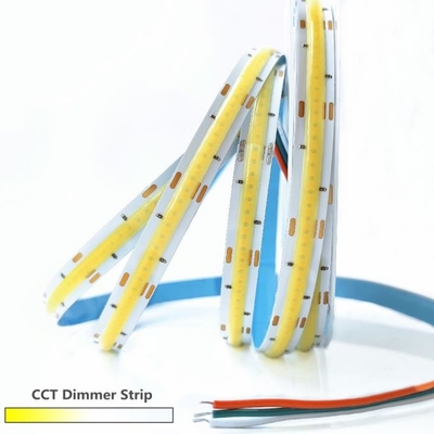 COB CCT 2500K Silikon LED Şerit Işık Kısılabilir Çok Amaçlı
