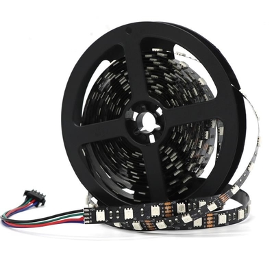 100ft 50ft Dış Mekan 5050 RGB LED Şerit Suya Dayanıklı 10 Metre Siyah PCB