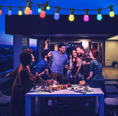 2700K Noel RGB Dize Işık Ses Kontrolü Kararlı Pratik