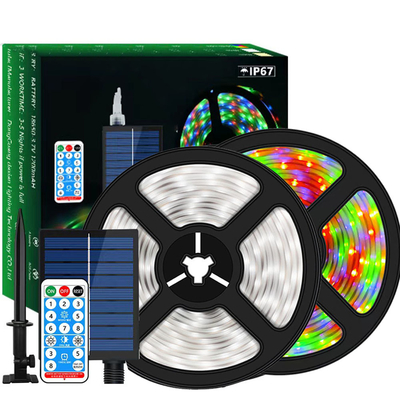Su geçirmez SMD2835 Şerit Işıklar Güneş, Kararlı Güneş Enerjili RGB LED Şerit