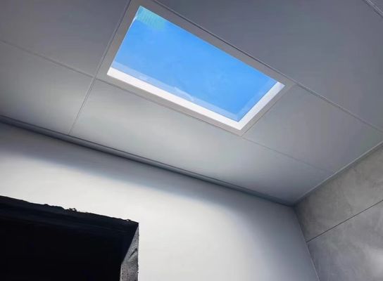 DIY LED Skylight Panel, 2100-7800K Düzenlenebilir Beyaz, 40W, Uygulama ve Uzaktan Kumanda, Ev veya Ofis için İdeal