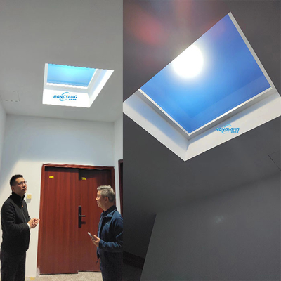 IP65 Dikey LED Güneş Işığı Paneli 10000lm Işık Akışı Çıktısı 180 Derece