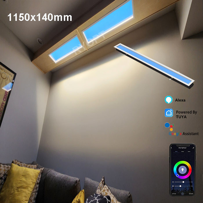 3.6A Tuya WiFi BT Kontrolü ile Güncel Yapay Skylight LED Panel Sahte Skylight LED Panel
