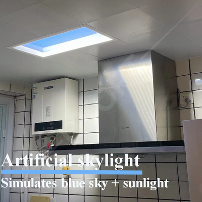 600 × 600 Yatak Odası Sahte Işıklık LED, Tuya 6500K Işıklar Güneş Işığını Simüle Ediyor