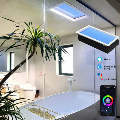150W Dimmable LED Yapay Skylight Geniş Kapsama Tuya / WiFi / Bluetooth Kontrol edilebilir