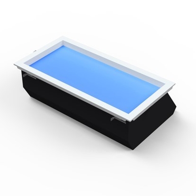 Sirkadian Ritmi LED Sahte Pencere Işığı 50W Duvar Montajı İçin Gerçekçi Güneş Işığı Simülatörü