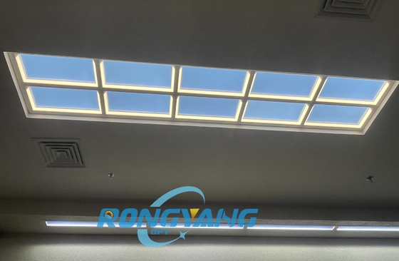 36mm Yükseklik LED Skylight Sirkadian Projesi ve En iyi aydınlatma deneyimi için uzaktan kumanda