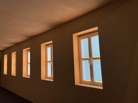 Akıllı Skylight Sesli Uygulama Kontrolü RGB Işıklama Çabasız Doğal Güneş Işığı Ve Mavi Gökyüzü Yaratımı 160W