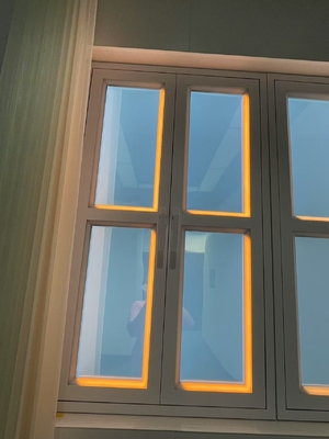 Akıllı Sahte Pencere Işığı (CRI 95) ️ Duvara monte edilebilir, doğal ortam için Uygulama + Uzaktan Kontrol