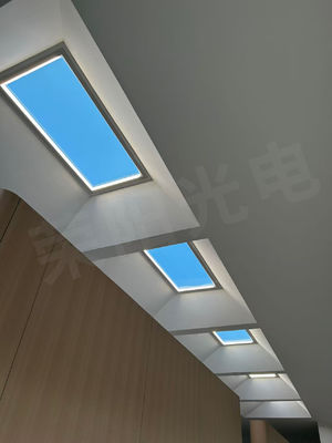 Alüminyum Alaşım Ticari Yapay Skylight LED Panel Dışarıdaki Güç Tüketimi için 300W