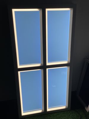 2100-7500K Işık Rengi Rayleigh Saçılımı ile Sahte Pencere Işığı Led Aydınlatma ve 100-240V Gerilim