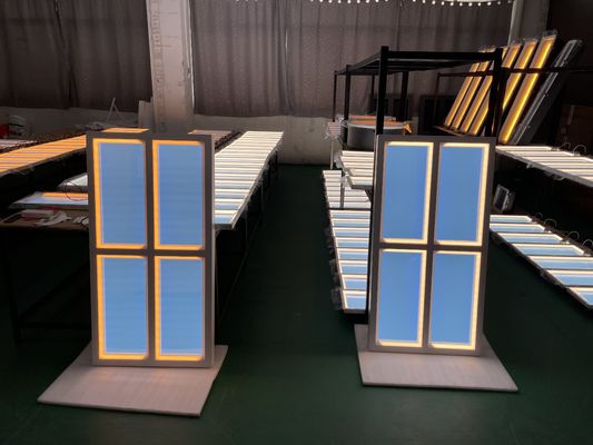 1200x600 Sahte Pencere Işık Paneli Mavi Gökyüzü Işık Sirkadiyen Ritmi Doğal Güneş Işığı